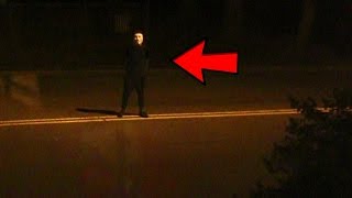 CREEPY GUY STANDS OUTSIDE FAZE HOUSE AT 1AM