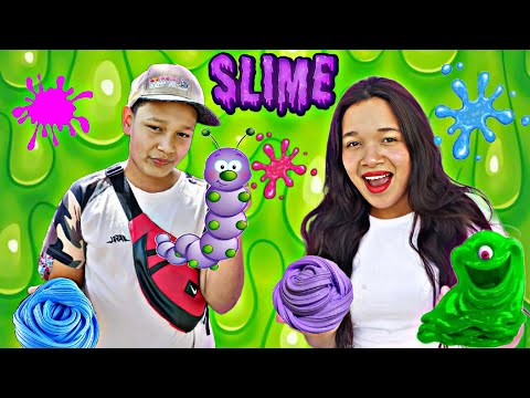 Aventura Pegajoso // Jugando con Slime de colores  // JERONIMO BOOM