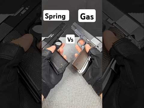 Colt 1911 Difference Gas vs Spring Airsoft