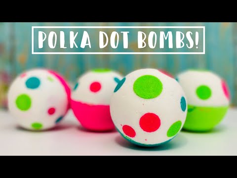 , title : 'Polka Dot Bath Bombs DIY!  Fun & Colorful!'