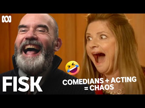 Comedians improvising jokes on the set of Fisk | Fisk | ABC TV + iview