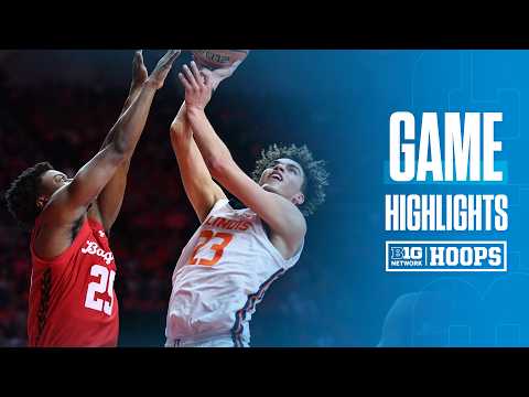 Wisconsin at Illinois | HIGHLIGHTS | Big Ten Basketball | 02/10/2026