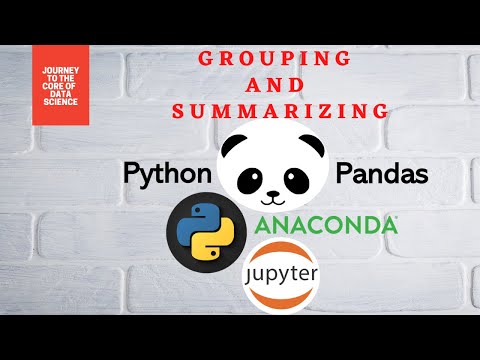 Pandas Python Part 4 Grouping And Summarizing Python Tutorial Data Science