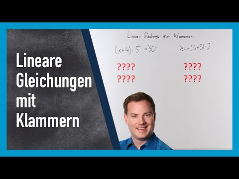 Lineare Gleichungen mit Klammern