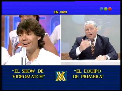 Presentación del show del chiste, en El equipo de primera - Videomatch 98