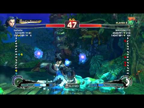 Jiban (Rose) vs MAXGIMOTO (Blanka) - SSF4 Arcade Edition Xbox Live Ranked Match