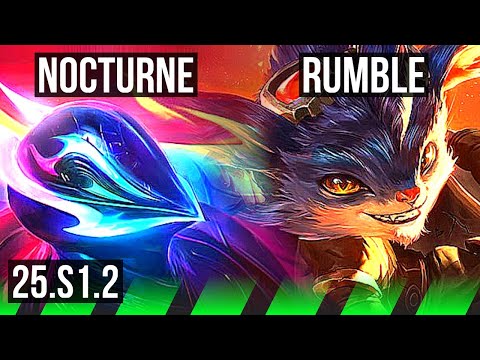 NOCTURNE vs RUMBLE (JGL) | 500+ games | KR Master | 25.S1.2