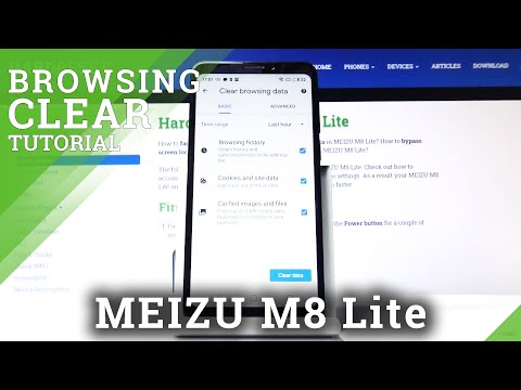 How to Clear Browser on MEIZU M8 Lite - Delete Cookies / Browser History