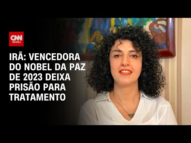 Irã: Vencedora do Nobel da Paz de 2023 deixa prisão para tratamento | CNN 360°