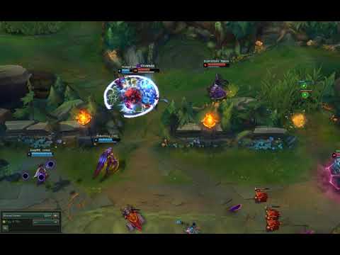 Morgana protecting the Kog'Maw