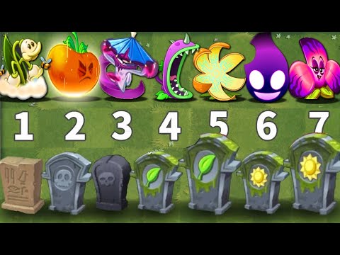 Every Plant POWER-UP vs Team Gravestones - Who Will Win? - Pvz 2 Challenge