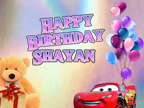 Happy birthday 🥳Shayan |birthday wishing theme for kids 🎁 🎁 🎁 🎁 🎉🎉🎉🎉#birthday#celebrations #status