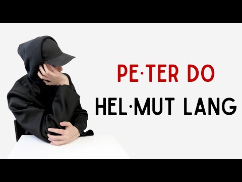 PETER DO, thank you for everything at HELMUT LANG