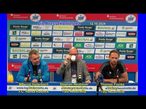 PK 3. Hauptrunde im Landespokal TSG Neustrelitz -  F.C. Hansa Rostock