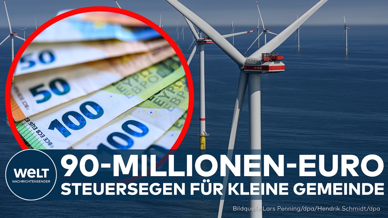 90 MILLIONEN EURO: Geldregen aus dem Nichts! Windpark macht Gemeinde in Schleswig-Holstein reich!