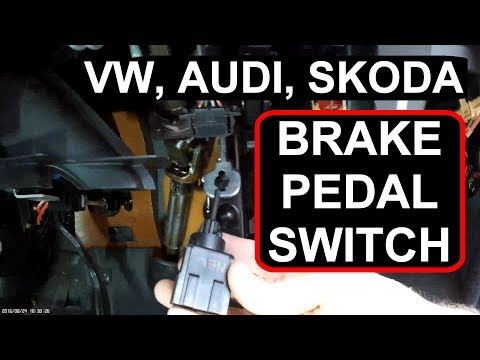 VW, Audi, Skoda, Seat, BRAKE PEDAL SWITCH fix
