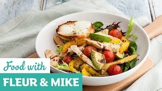Warm Chicken Salad With Mozzarella Croûtes | Fleur & Mike