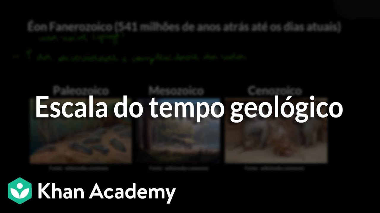 Escala do tempo geológico