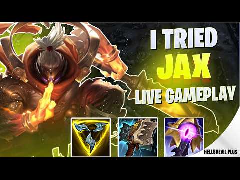 I Tried Jax Top And He's OP! - Wild Rift HellsDevil Plus Gameplay