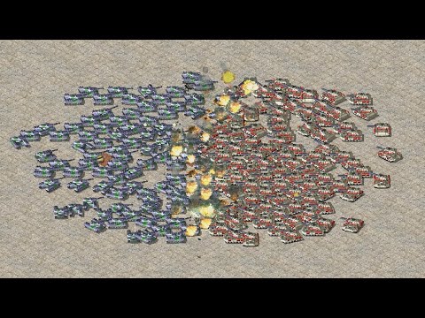 Grizzly vs Rhino - 100 vs 100 Red Alert 2