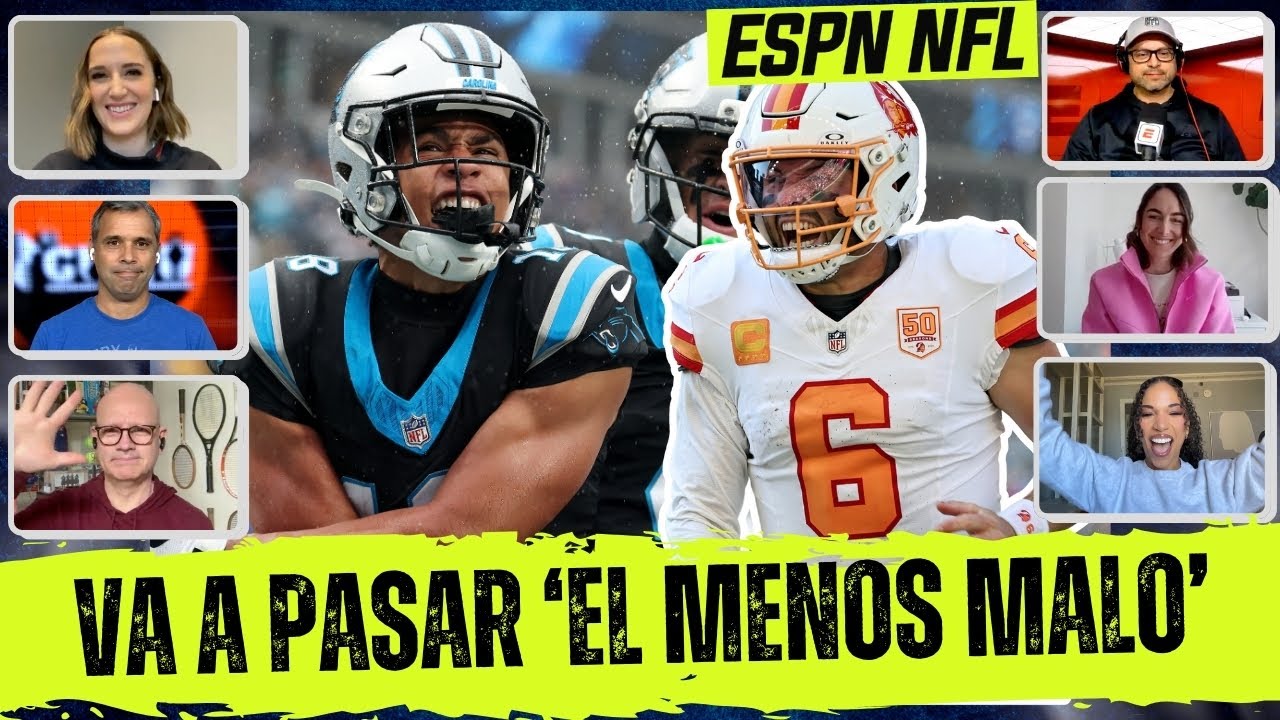 PANTHERS VS BUCCANEERS jugarán UNA FINAL, pero será para ver quién es el 'MENOS MALO' | ESPN NFL