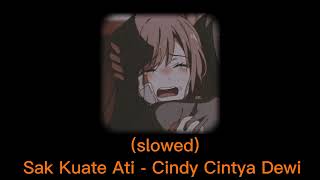 Download lagu Sak Kuate Ati (slowed) - Cindy Cintya Dewi mp3