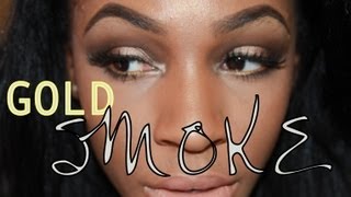 ☆ Gold Smokey Eyeshadow