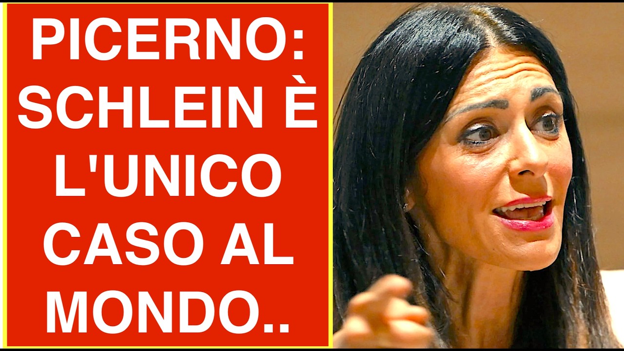 PICERNO: SCHLEIN È L'UNICO CASO AL MONDO..