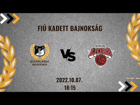 DEAC KA U16/B - MVM-OSE Lions