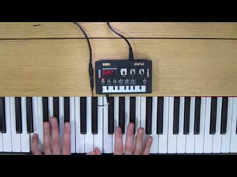 Korg NTS-1 Sounds Immense Over Midi! - No External FX -Warm Up Jam