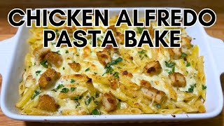 This Chicken Alfredo Pasta Bake Blows Away Regular Alfredo