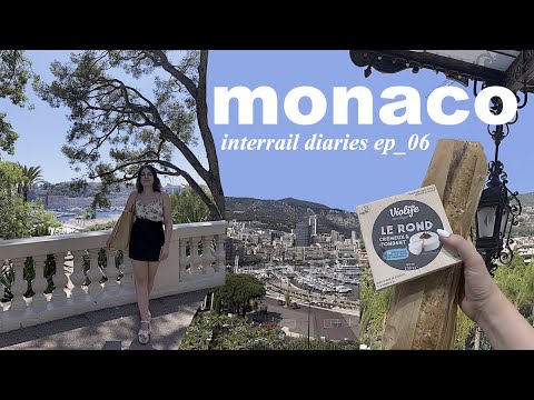 a taste of luxury & vegan picnic in monaco | interrail diaries ep 6
