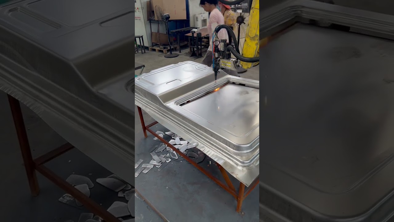 Automotive Door Panel 3D Laser Cutting