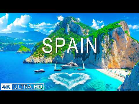 Spain 🇪🇸 4K Drone Footage | Mediterranean Coast, Stunning Cliffs & Tropical Beaches