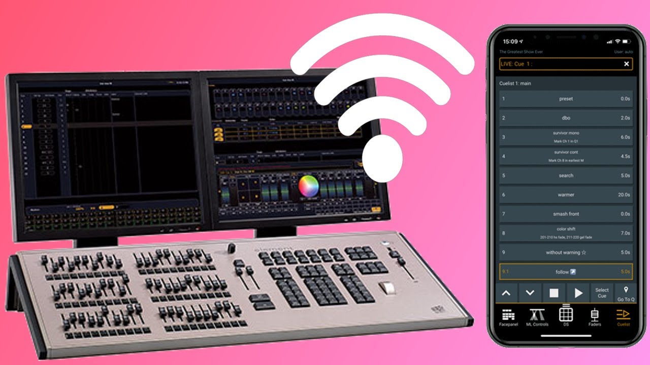 Control ETC Element using mobile device - EOS RFR Classic or Mobile RFR app