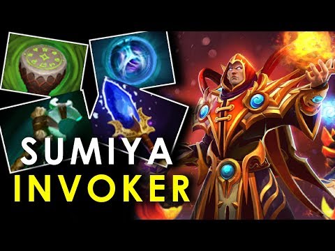 Sumiya Invoker God - How To Counter Shadow Fiend  At Mid (2 Games) - Dota 7.07d