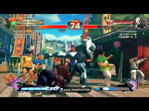 SSF4 AE: daeddook (Blanka) VS Id POONGKO (Seth)