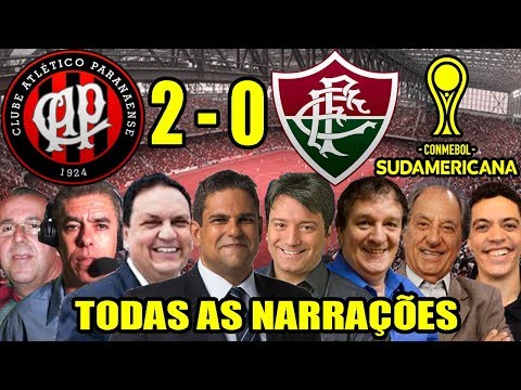 Todas as narrações - Atlético-PR 2 x 0 Fluminense / Copa Sul-Americana 2018