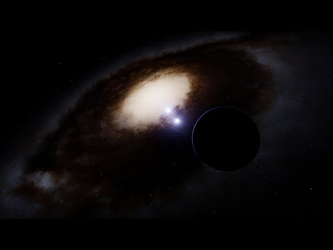 Black Eye Galaxy  M64 - Space Engine - Seyfert type II galaxy, lower energy central region