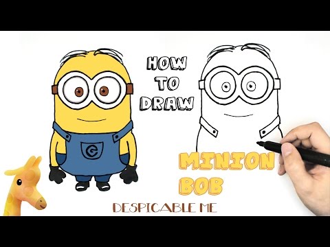 How to draw Minion Bob | Despicable Me