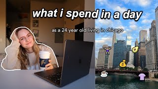 what i spend in a day in chicago | spending less, over consumption reflection,  saving money inspo