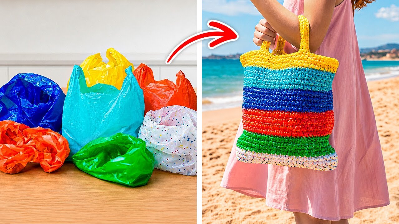 CLEVER RECYCLE HACKS! ♻️💡 Useful summer recycling ideas ☀️🛍️