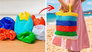 CLEVER RECYCLE HACKS! ♻️💡 Useful summer recycling ideas ☀️🛍️