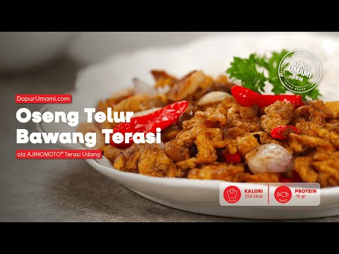Oseng Telur Bawang Terasi ala AJINOMOTO® Terasi Udang