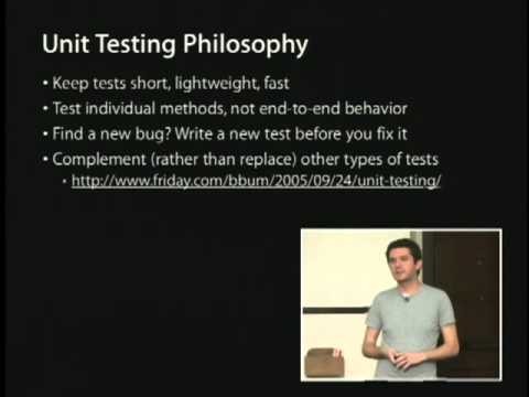 18. Unit Testing; Fun with Objective-C; Localization
