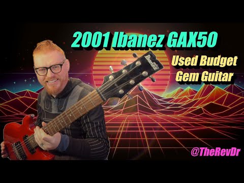 Ibanez GAX50 *MODDED* 2001 - Trans Red image 9