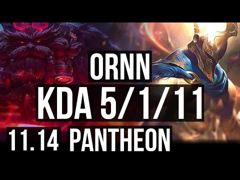 ORNN vs PANTHEON (TOP) | 5/1/11, 400+ games | KR Master | v11.14