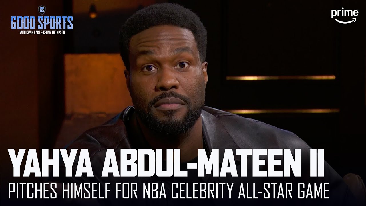 Yahya Abdul-Mateen II pitches himself for NBA Celebrity ASG  | Good Sports | Prime Video