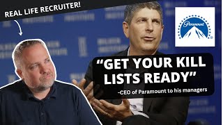 Paramount To Lay Off 3000  (Reminder: Your Job Doesn't Belong To You)