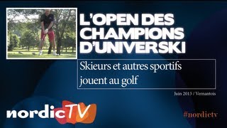 preview picture of video 'Universki : les sportifs jouent au golf (Nordic TV)'